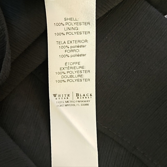 White House Black Market Woman's Floral Long-Sleeve Blouse. Sz: M  EUC - Picture 8 of 8